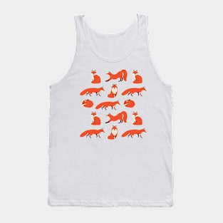 Foxes pattern Tank Top